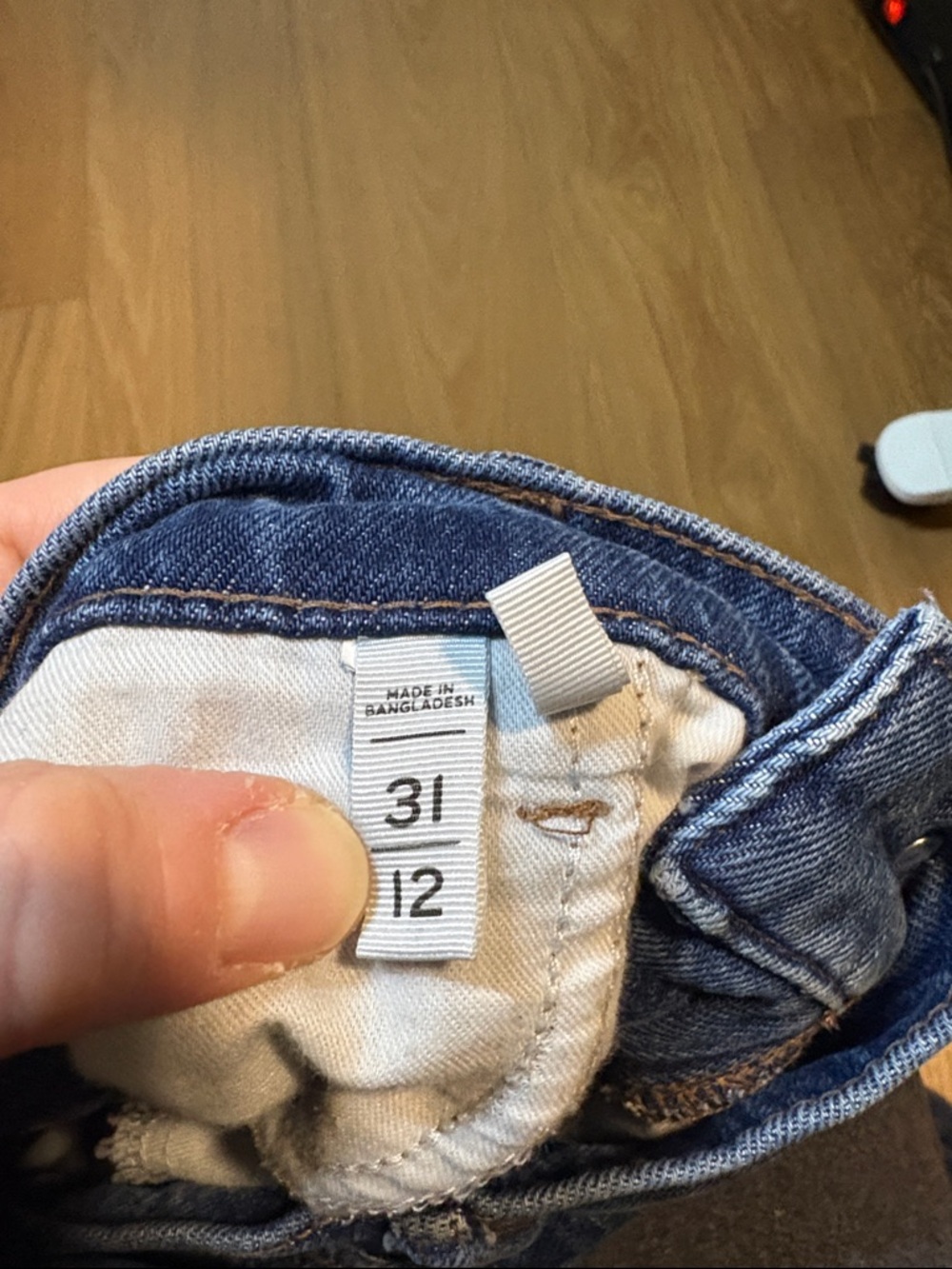 Loft Women’s Denim Wide Leg Blue Jeans Flare Size 12/31 Everyday Classic Wear - Picture 5 of 7